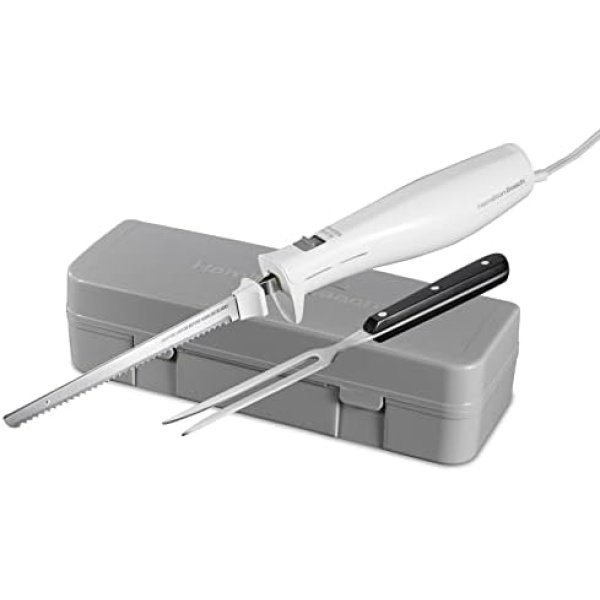 Hamilton Beach Electric Knife Set for Carving Meats, Poultry, Bread, Crafting