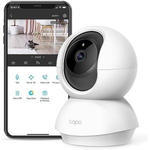 TP-Link Tapo Pan/Tilt Security Camera for Baby Monitor, Pet Camera w/ Motion