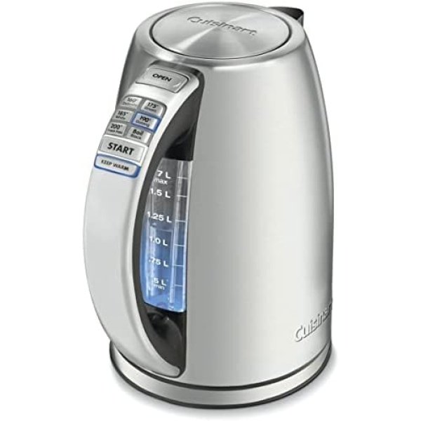 Cuisinart 1.7-Liter Stainless Steel Cordless Electric Kettle with 6 Preset