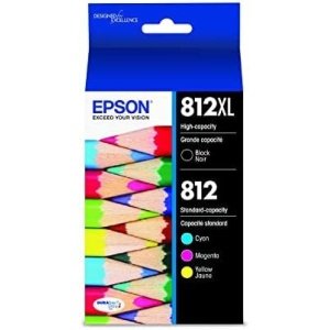 EPSON 812 DURABrite Ultra Ink High Capacity Black & Standard Color Cartridge