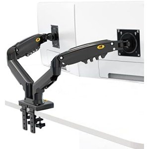 NB North Bayou Dual Monitor Desk Mount Stand Full Motion Swivel Computer Monitor