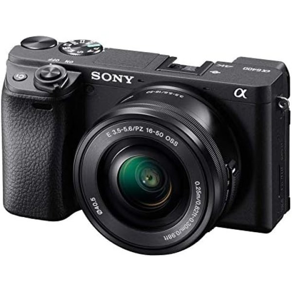 Sony Alpha A6400 Mirrorless Camera: Compact APS-C Interchangeable Lens